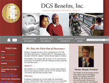 Tablet Screenshot of dgsbenefits.com